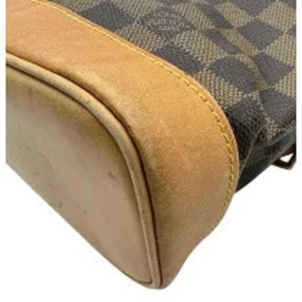 Louis Vuitton Arlequin Brown Damier Leather Backpack Daypack - Picture 7 of 13